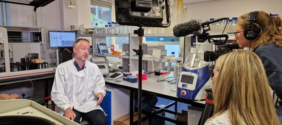 Jim talking to the BBC about our BRCA2 finding in Whalsay