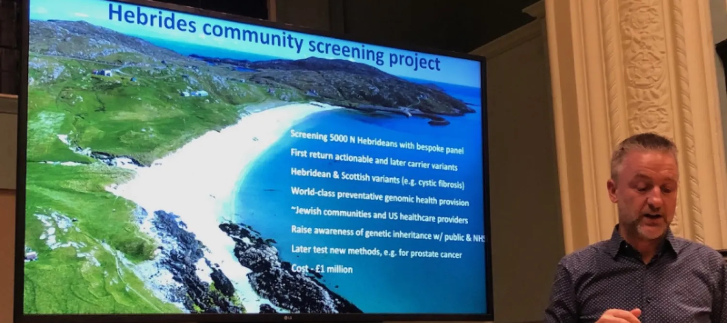 Prof Jim Flett Wilson Hebrides