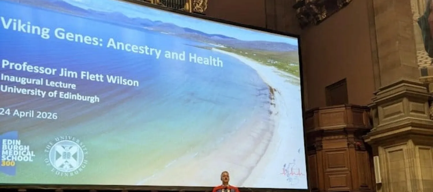 Jim inaugural lecture April 2026