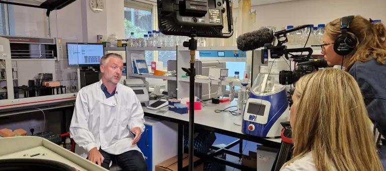 Jim talking to the BBC about our BRCA2 finding in Whalsay