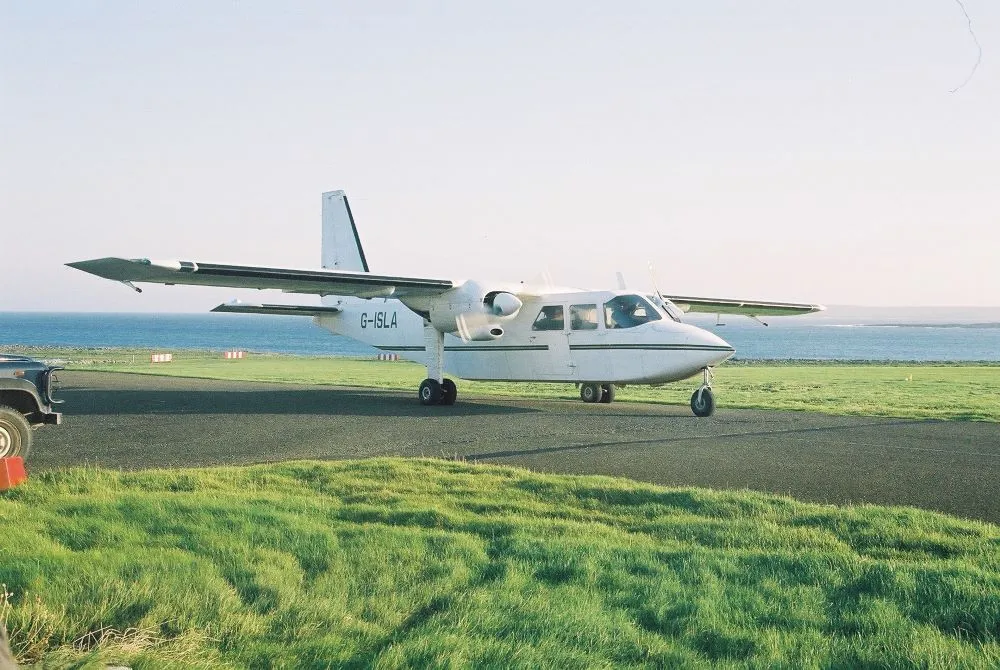 Plane in Orkney