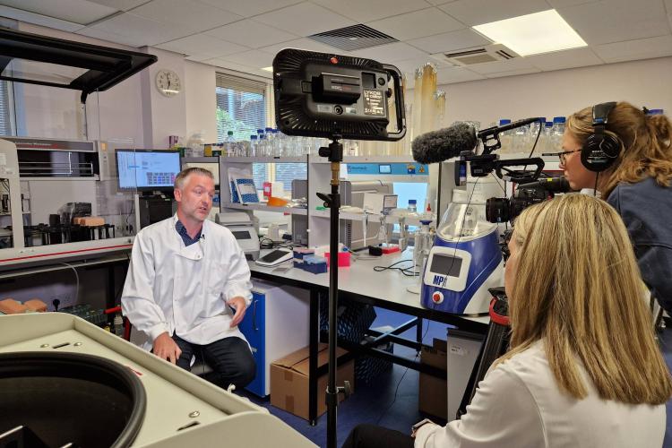 Jim talking to the BBC about our BRCA2 finding in Whalsay