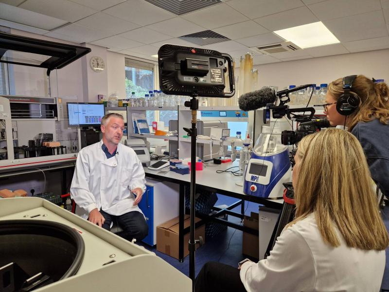 Jim talking to the BBC about our BRCA2 finding in Whalsay