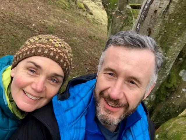 Andrea picture with her husband