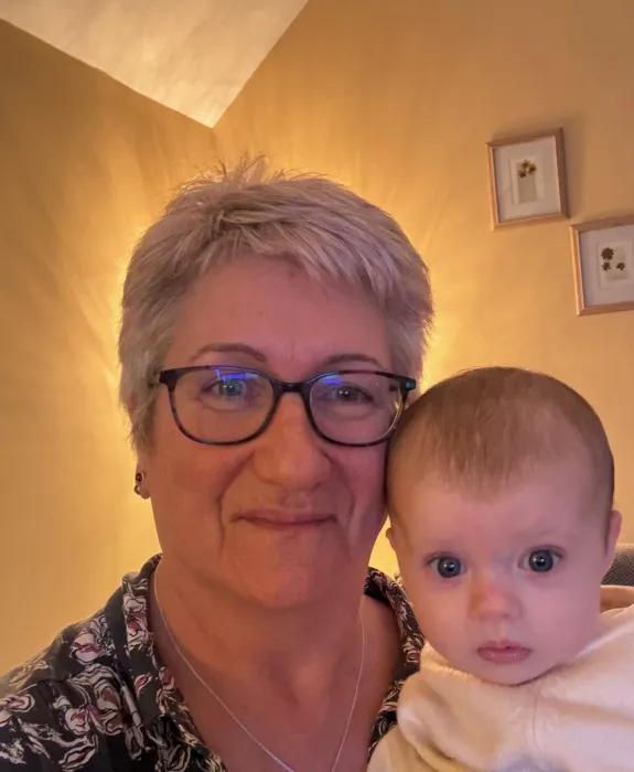 Elaine and granddaughter Elle